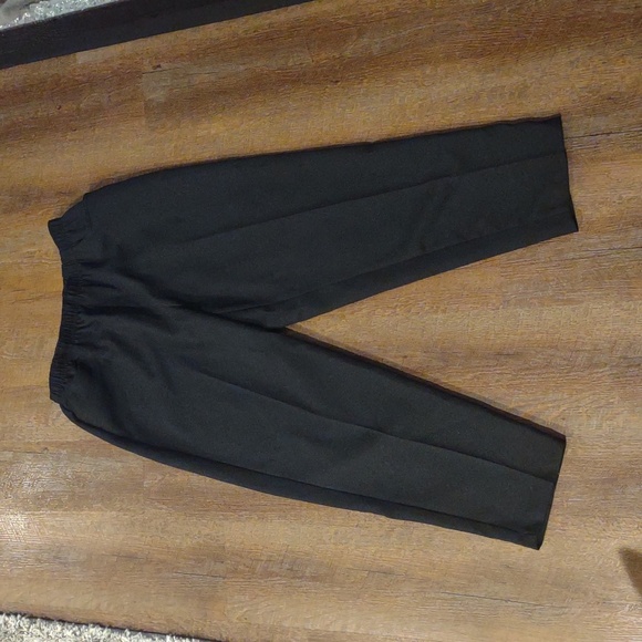 Bend Over women's 20W black elastic waist 3‎ pockets polyester pants - Picture 1 of 4